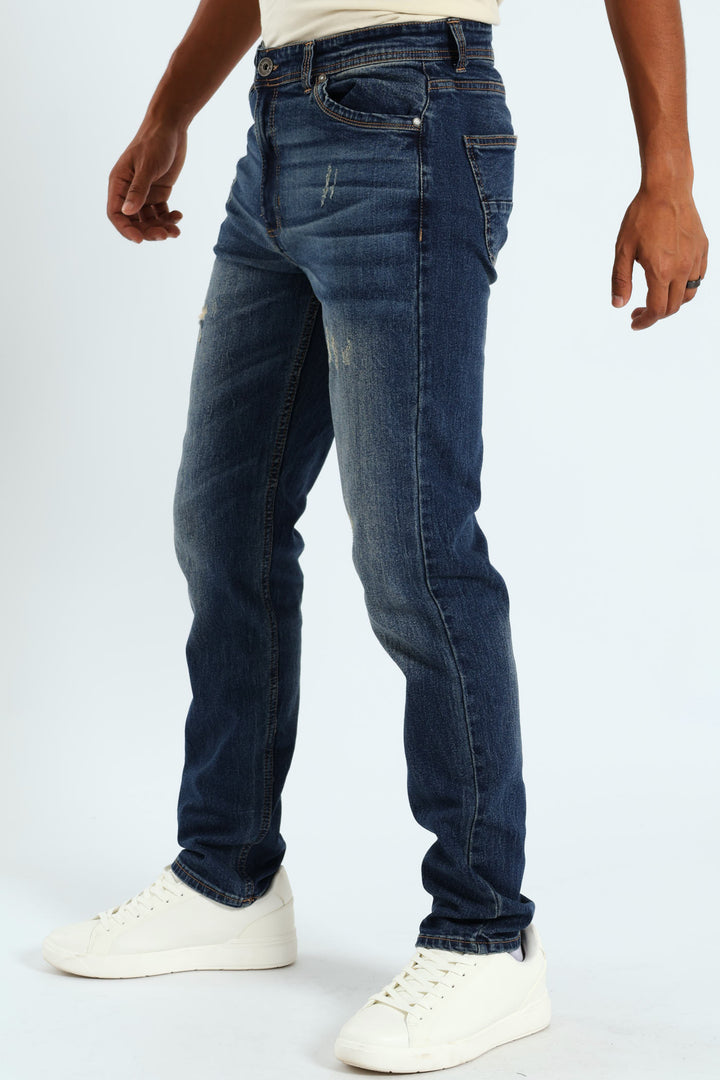 Skinny Leg Denim - Dark Wash