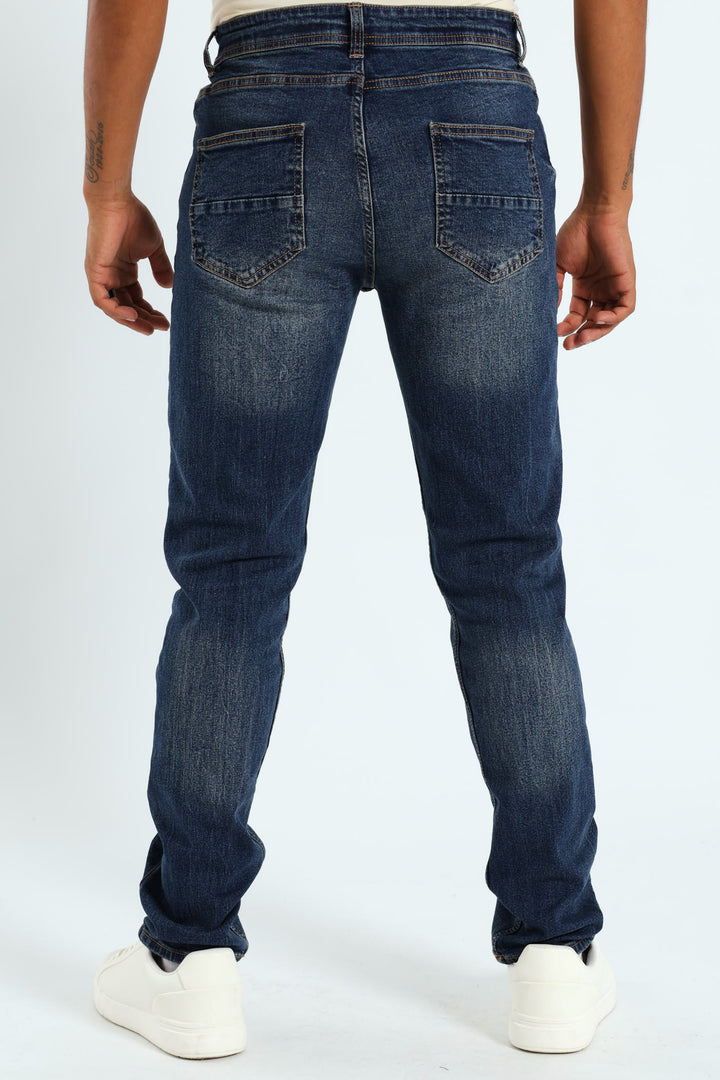 Skinny Leg Denim - Dark Wash