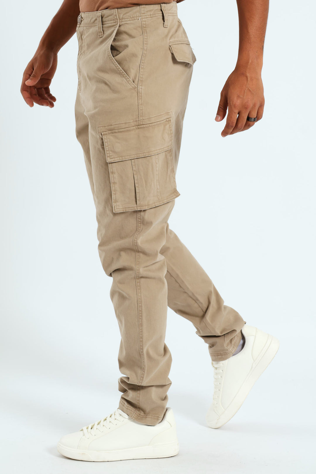Cargo Bellows Pant - Stone
