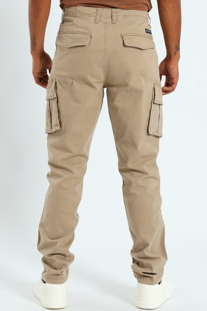 Cargo Bellows Pant - Stone