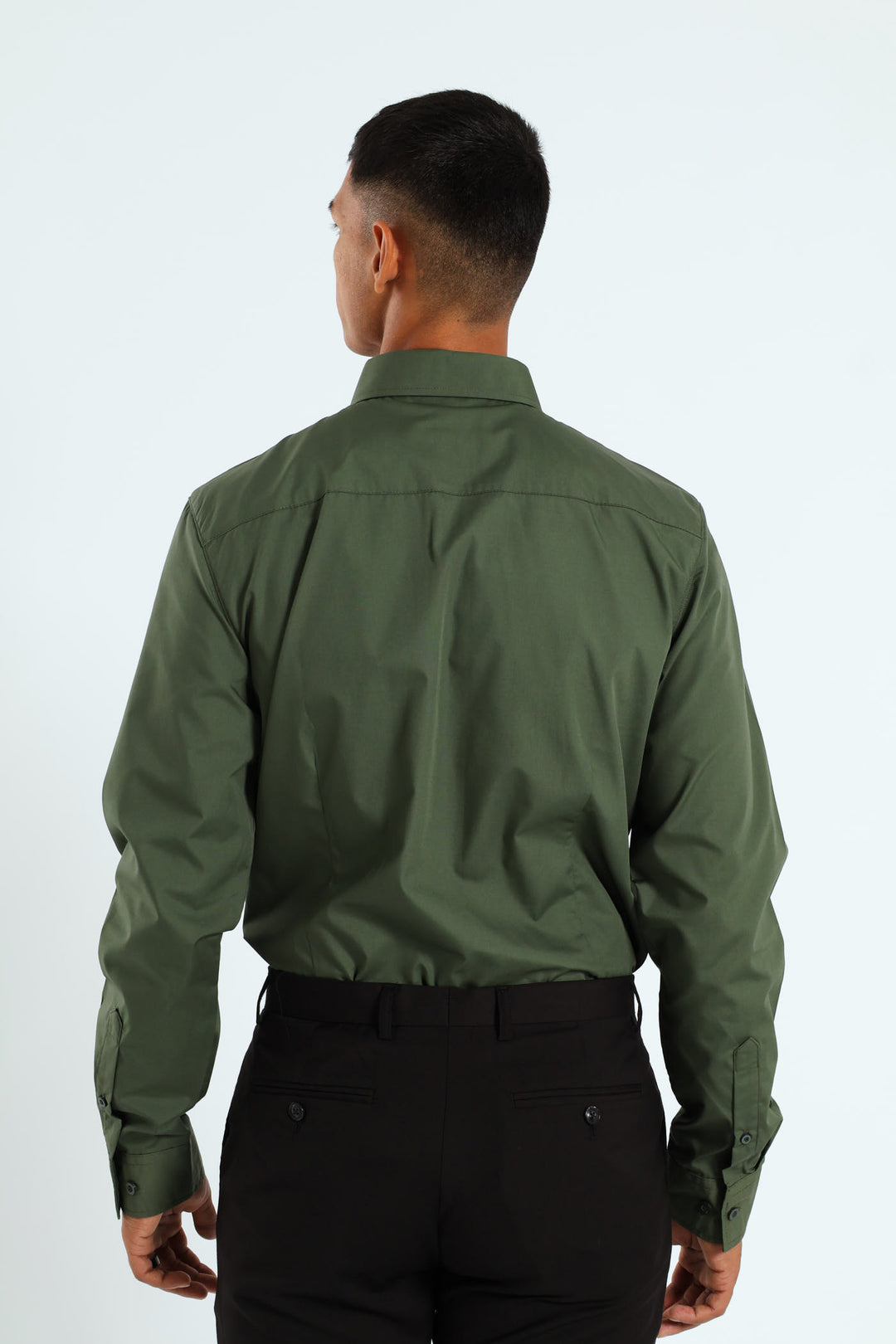 Easy Care Long Sleeve Shirt - Fatigue