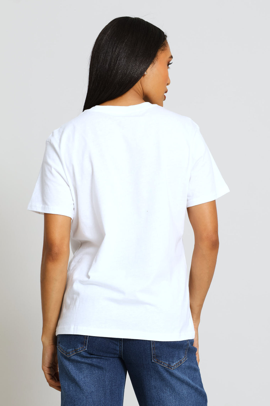 Orange Sicilia Tee - White