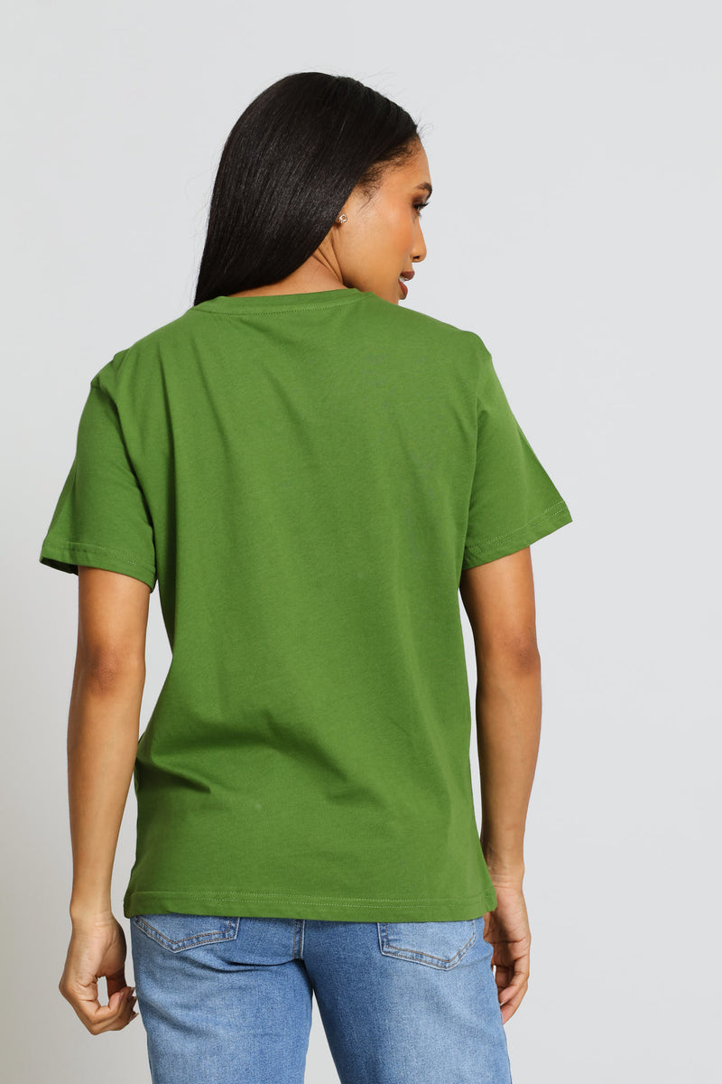Make Today Amazing Tee - Deep Chartreuse