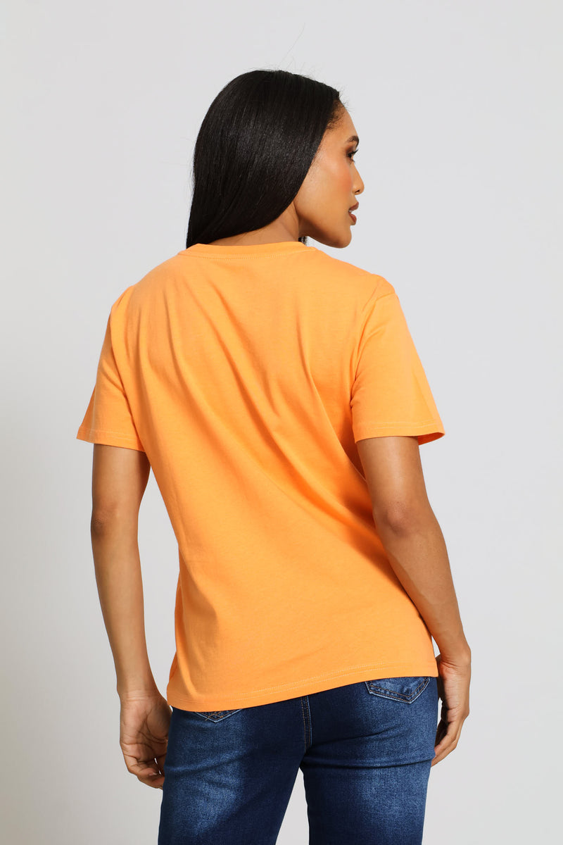 Sailing Club Tee - Tangerine