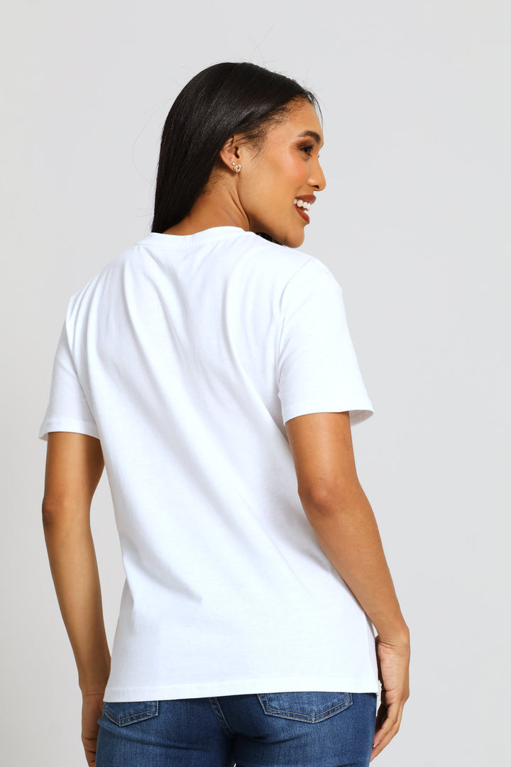 Daffedils Tee - White