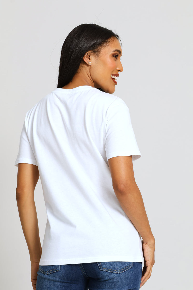 Daffedils Tee - White