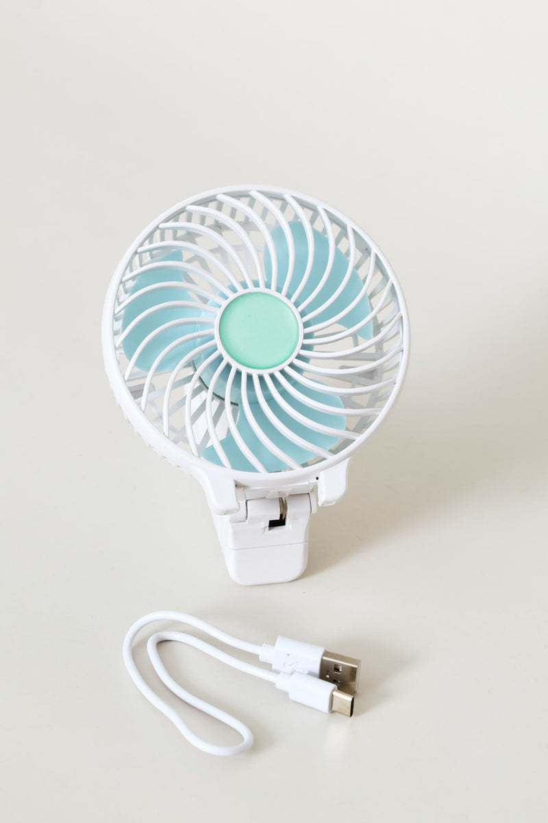 Rechargeable Fan - White