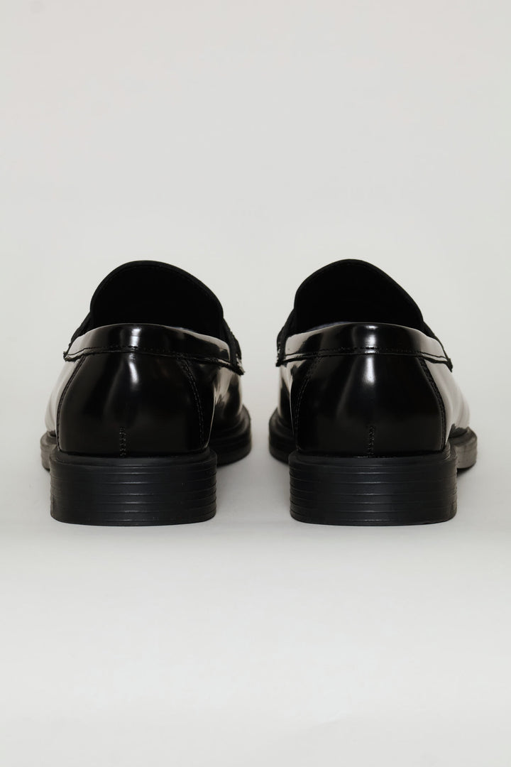 Formal Penny Moccasin Slip On - Black