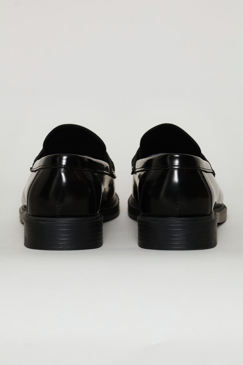 Formal Penny Moccasin Slip On - Black