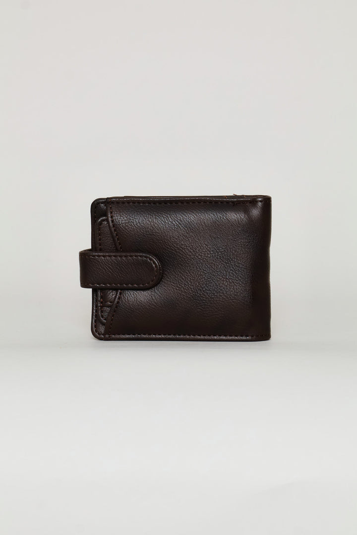 Bill Fold With Removable Cardholder Wallet - Brown