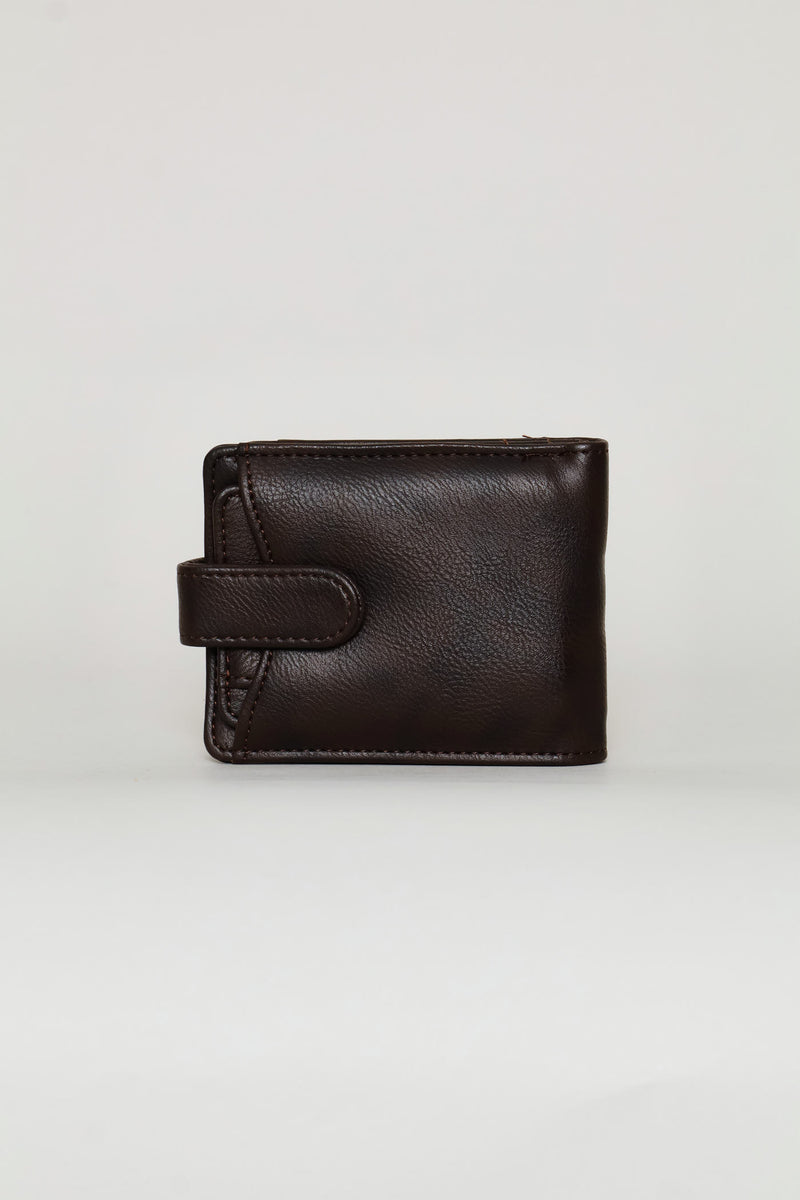 Bill Fold With Removable Cardholder Wallet - Brown