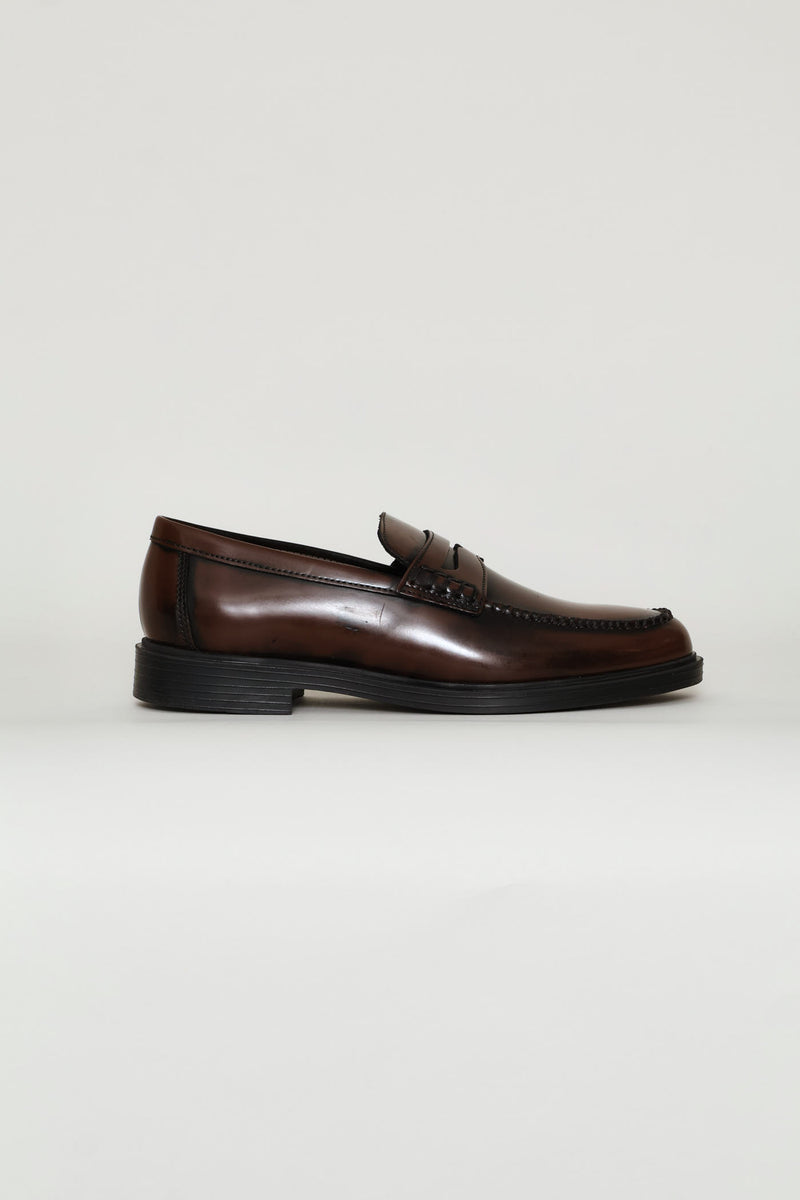 Formal Penny Moccasin Slip On - Brown