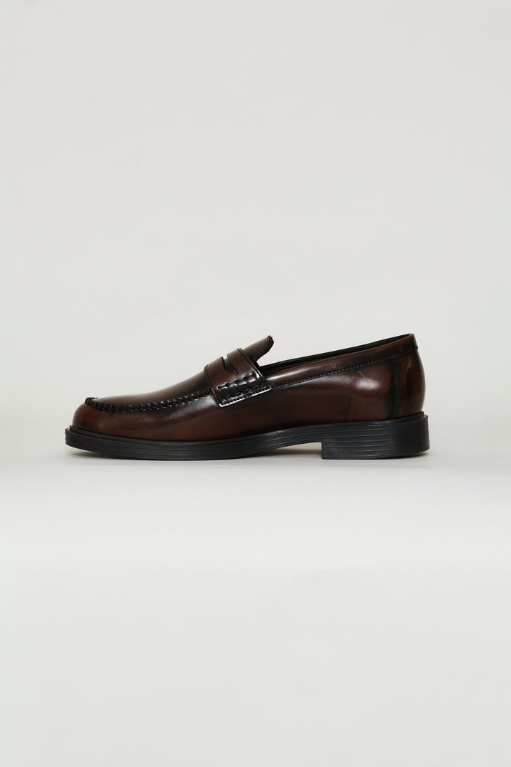 Formal Penny Moccasin Slip On - Brown