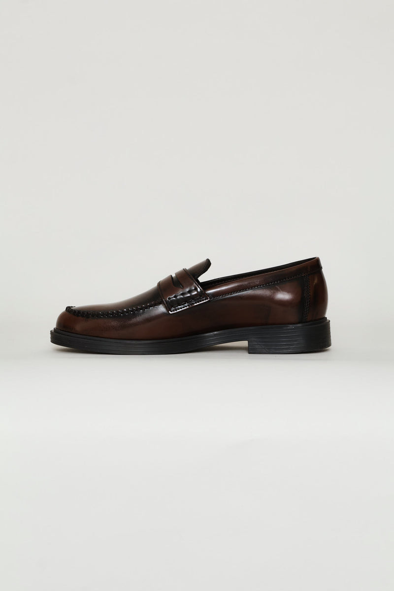 Formal Penny Moccasin Slip On - Brown