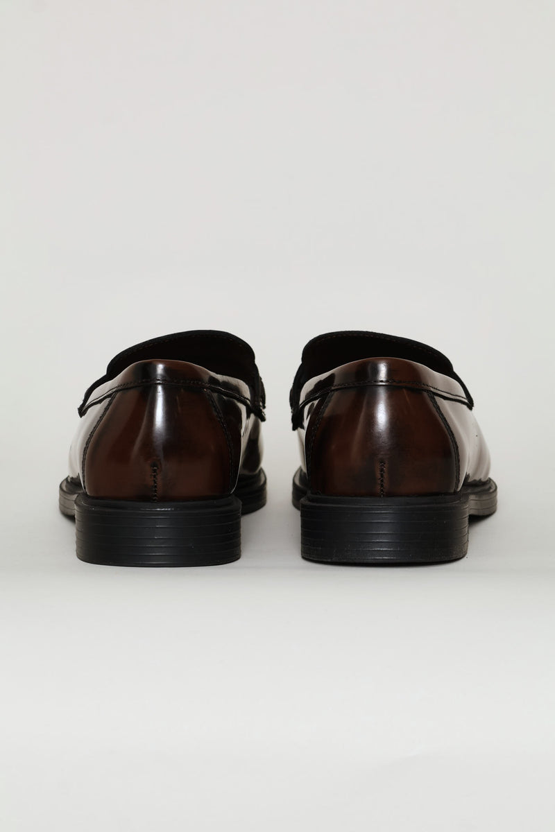Formal Penny Moccasin Slip On - Brown