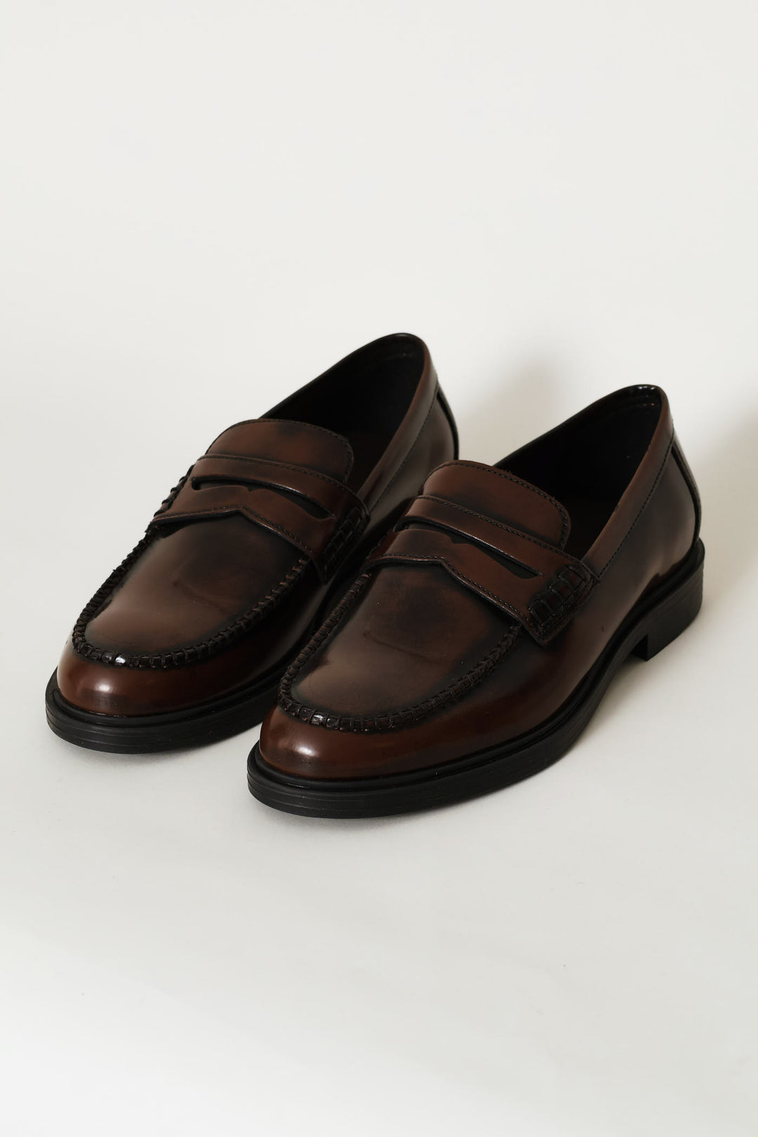 Formal Penny Moccasin Slip On - Brown