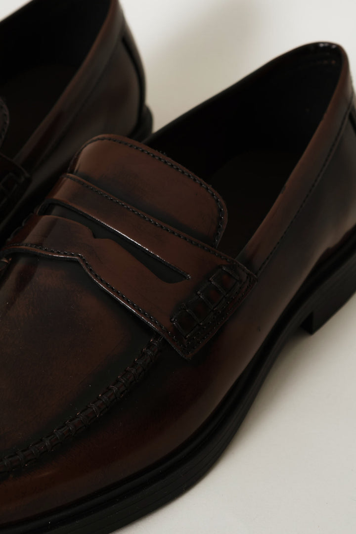Formal Penny Moccasin Slip On - Brown