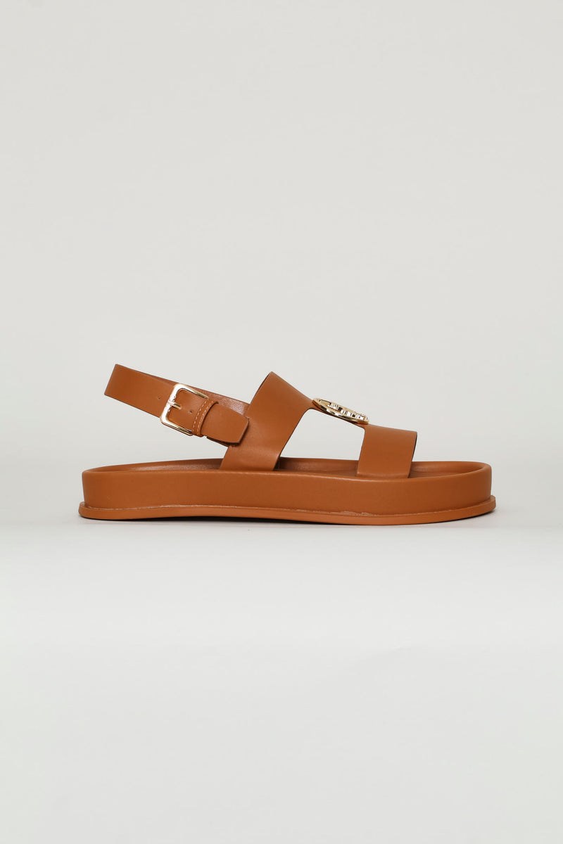 Moulded Unit Trim Sandal - Tan
