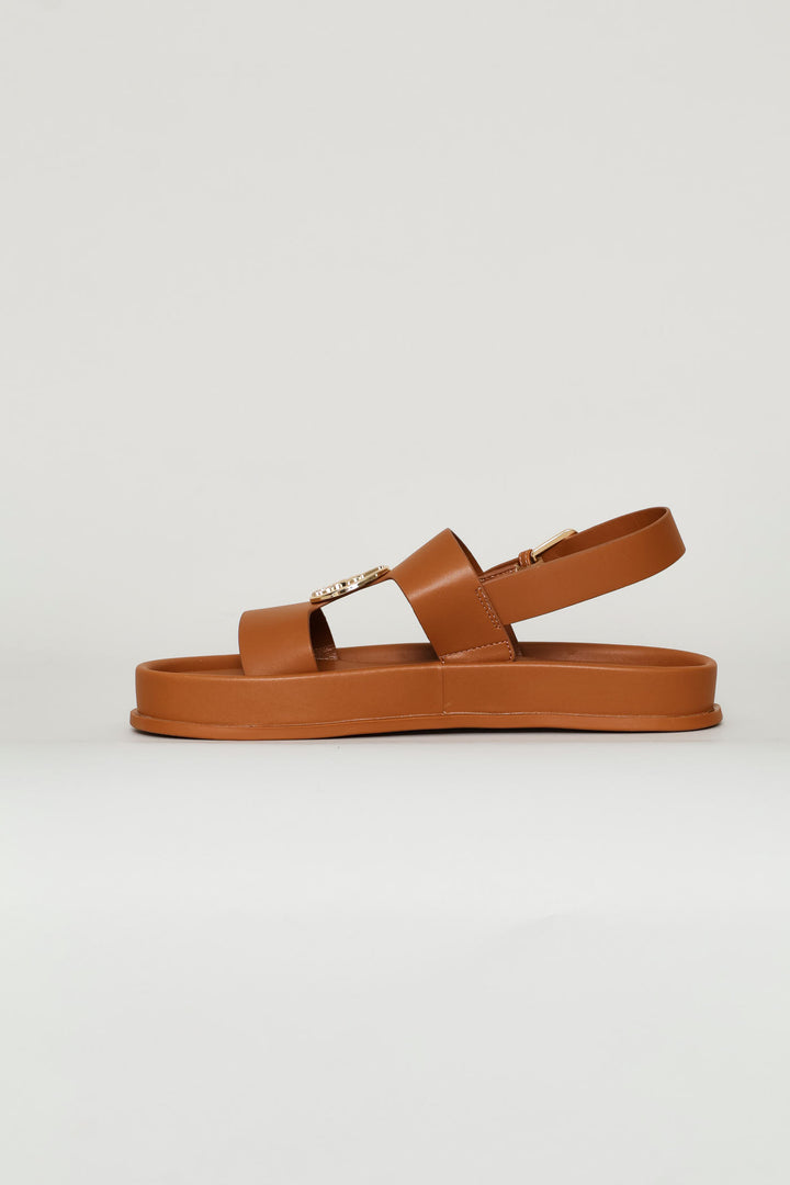 Moulded Unit Trim Sandal - Tan