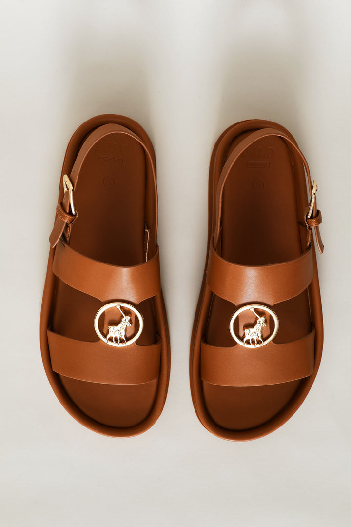 Moulded Unit Trim Sandal - Tan