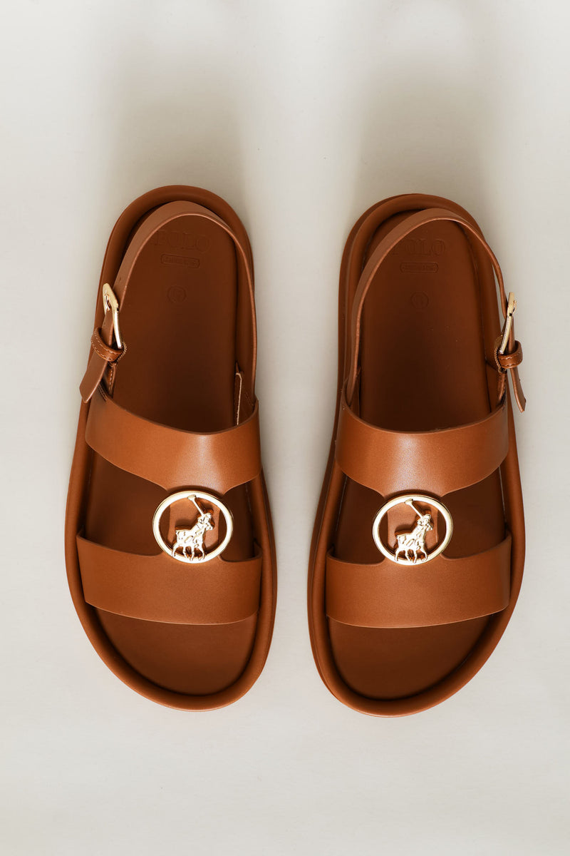 Moulded Unit Trim Sandal - Tan