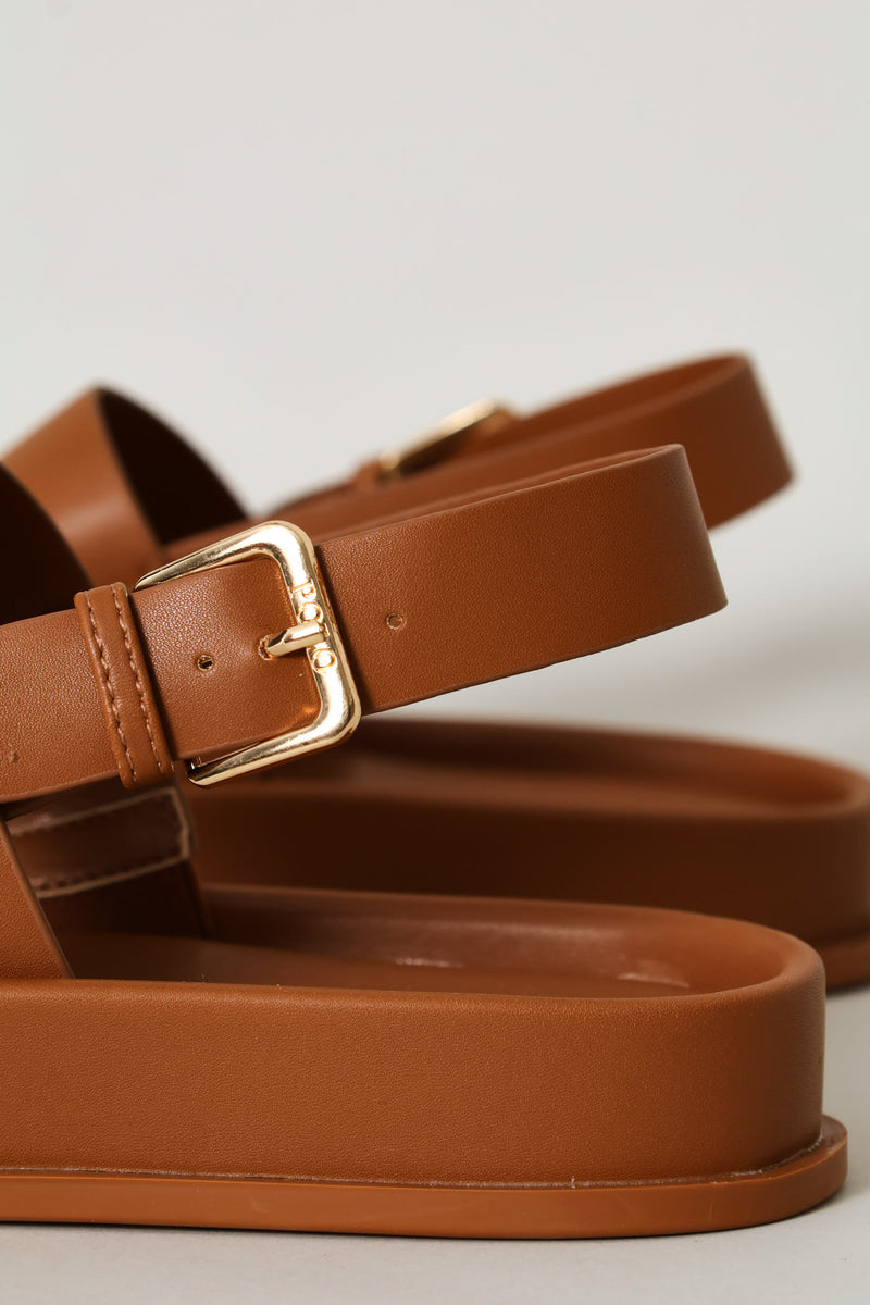 Moulded Unit Trim Sandal - Tan