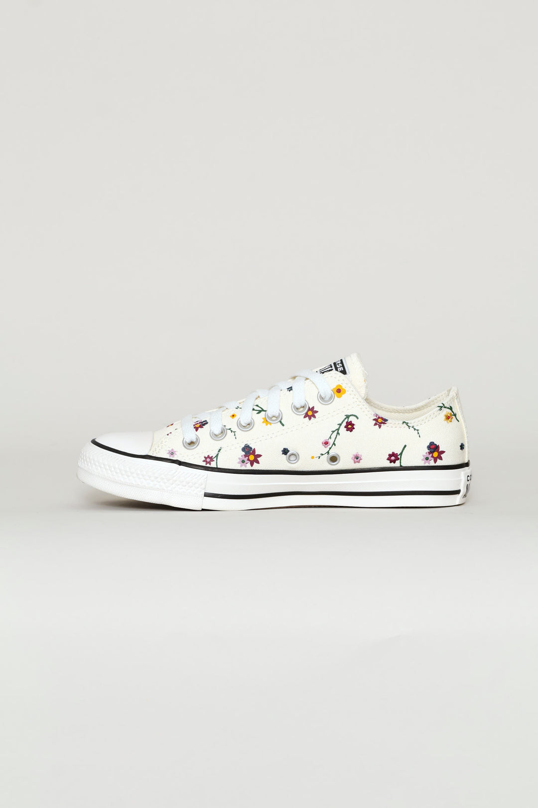 Ox Floral Graphic Sneaker - Cream/Red