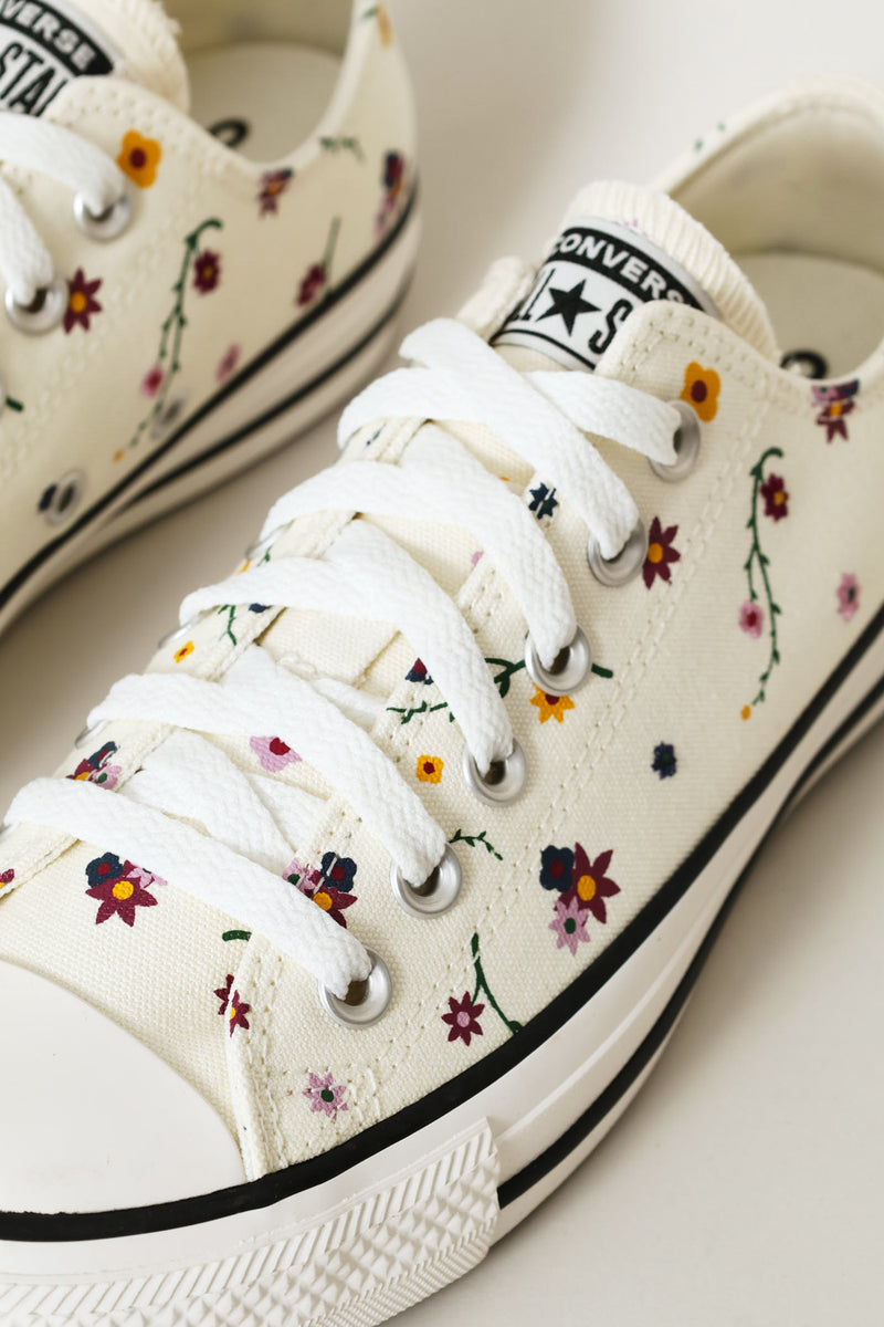 Ox Floral Graphic Sneaker - Cream/Red