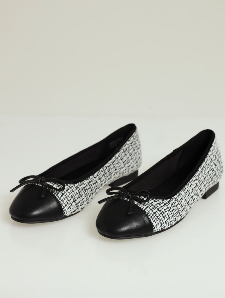Sweety Bow Pump - Black/White