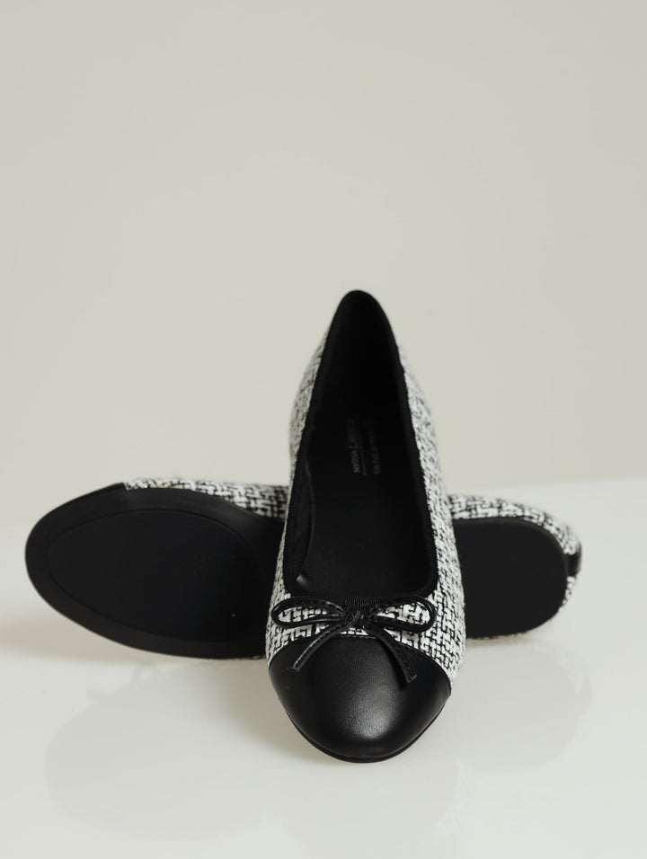 Sweety Bow Pump - Black/White