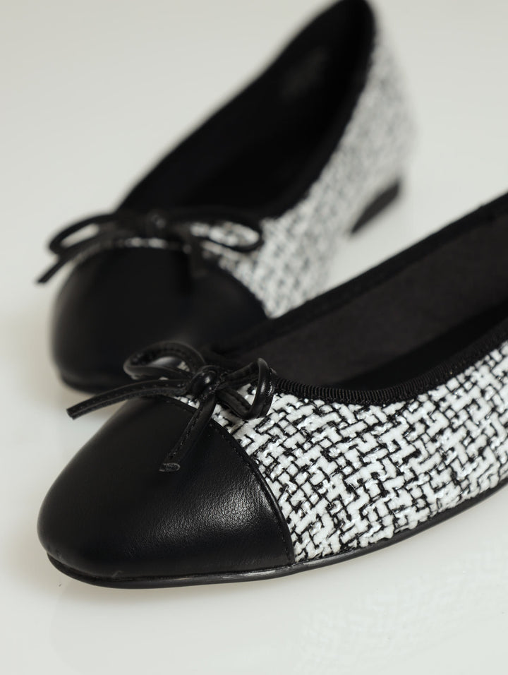 Sweety Bow Pump - Black/White
