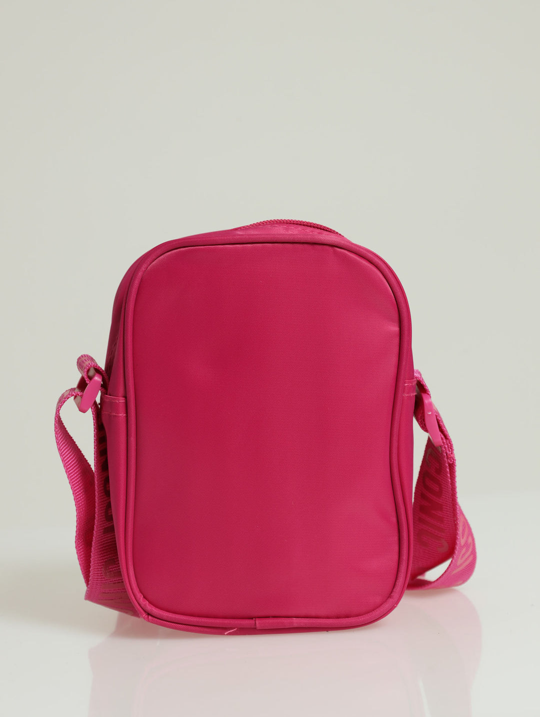 Girls Nylon Canvas Crossbody Bag - Pink