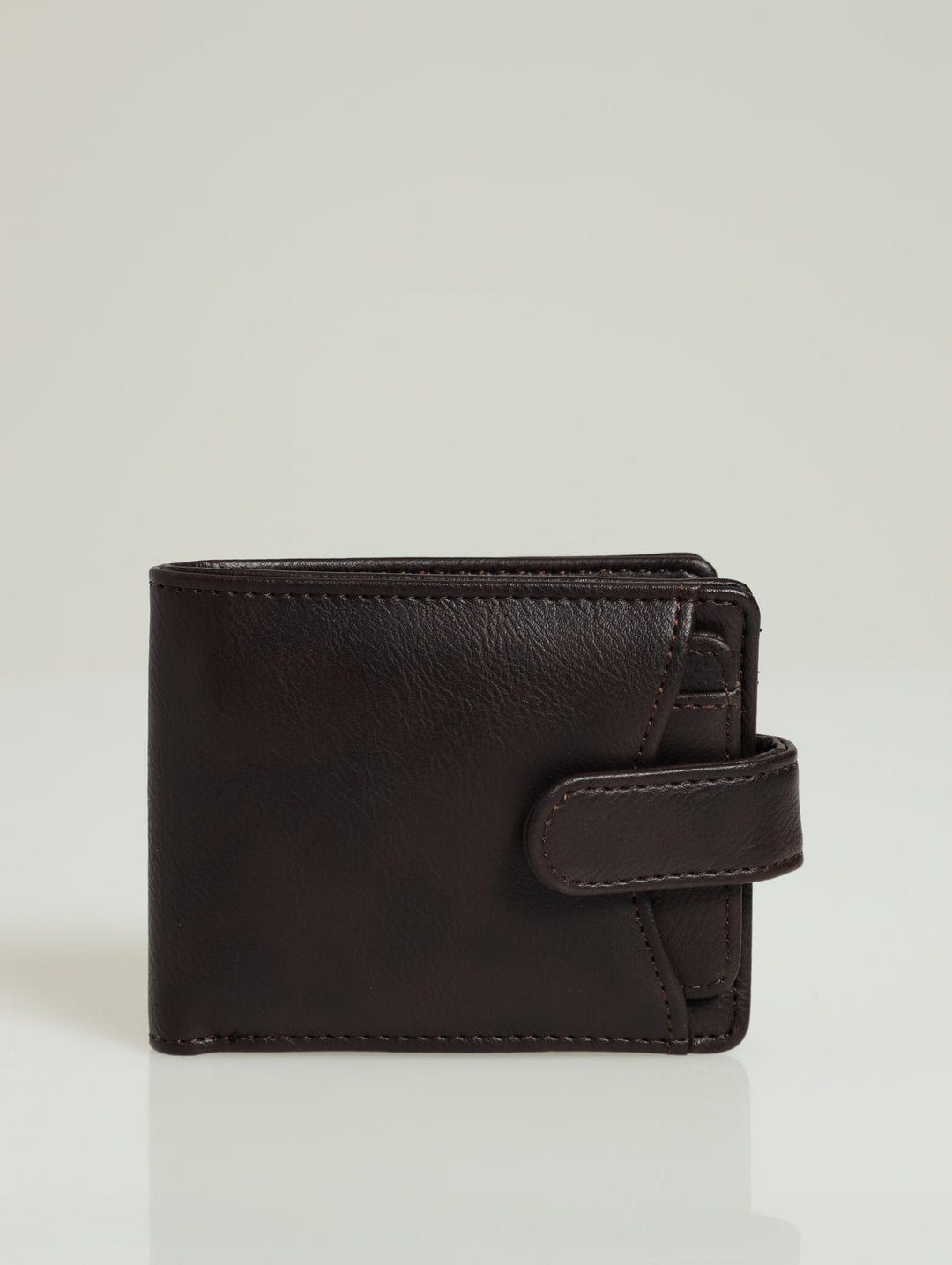 Bill Fold Wallet With Removable Cardholder - Dark Chocolate/Dark Brown