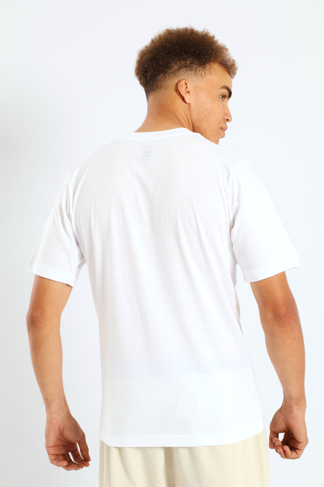 Balaclava Print Tee - White