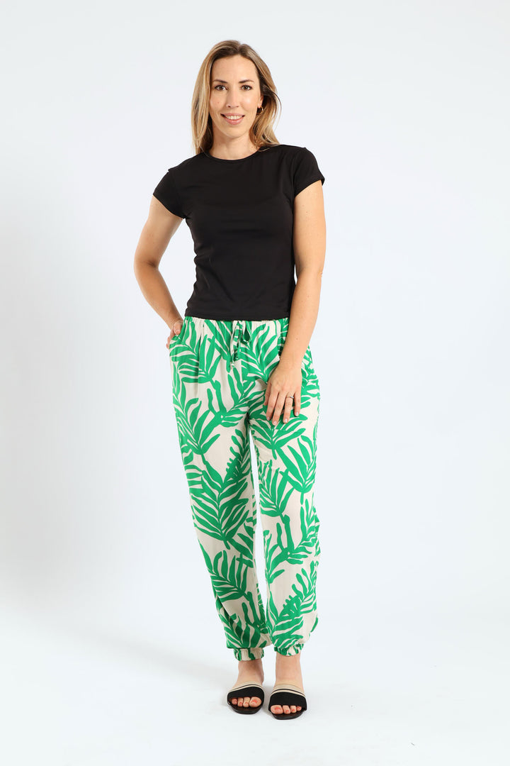 Short Sleeve Crew Neck Polyamide Tee - Black