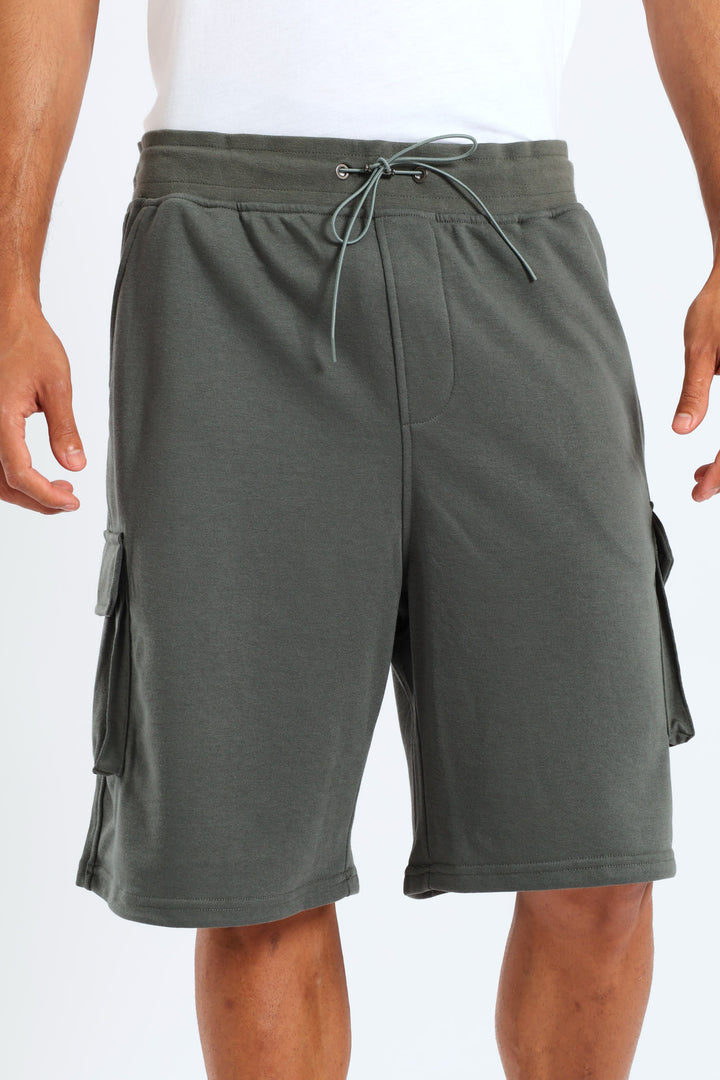 Cargo Fleece Short - Dark Grey