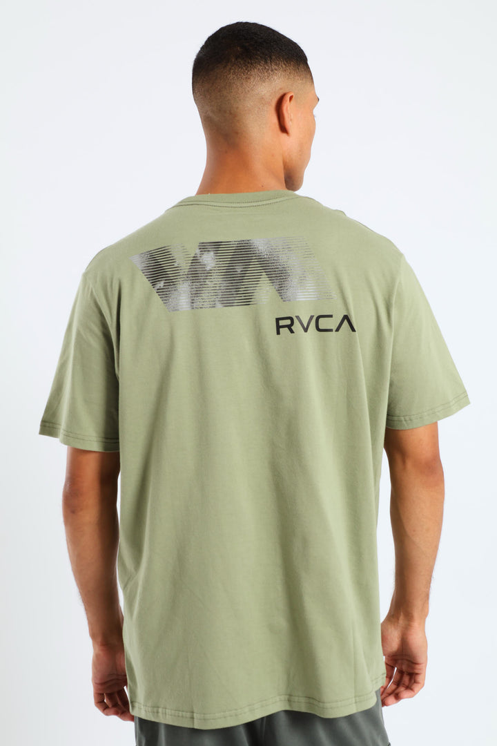 Rvca Blur Va Tee - Olive