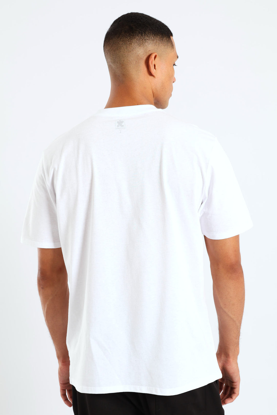 Authentic Basic Print Tee - White