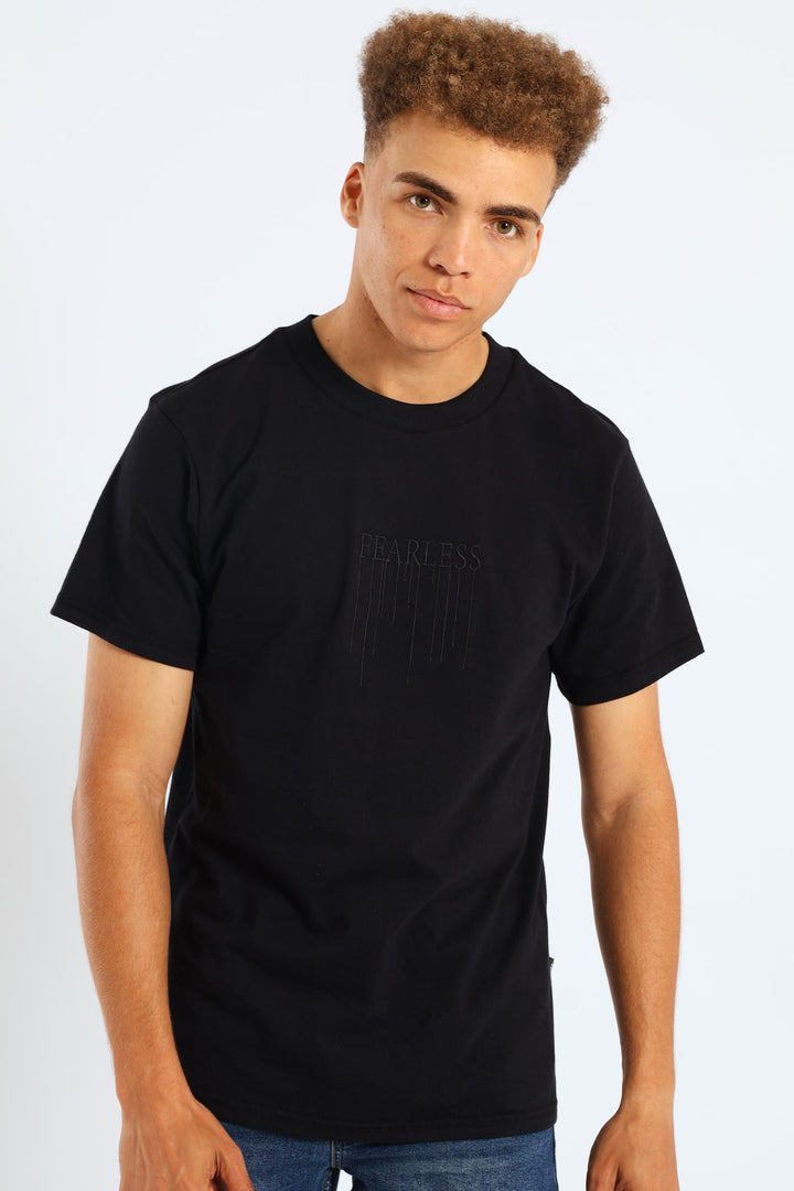 Embroidery Tee - Black