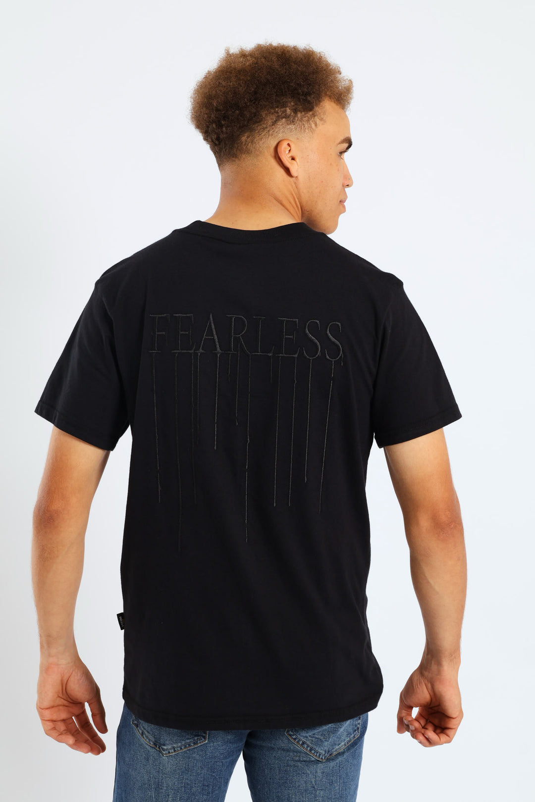 Embroidery Tee - Black
