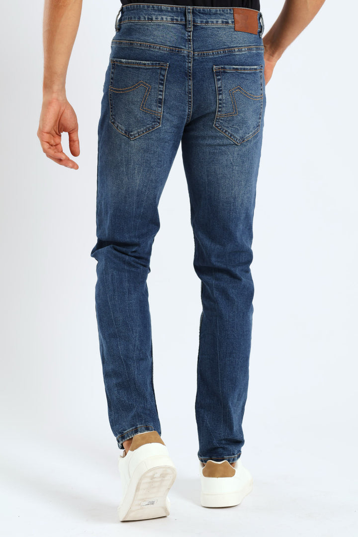 Rip & Repair Patch Denim - Dark Wash