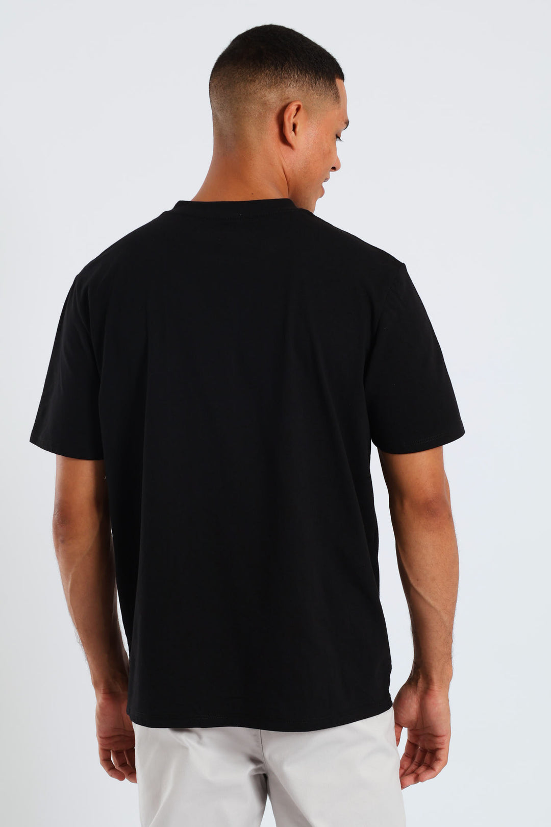 Basic Print Tee - Black