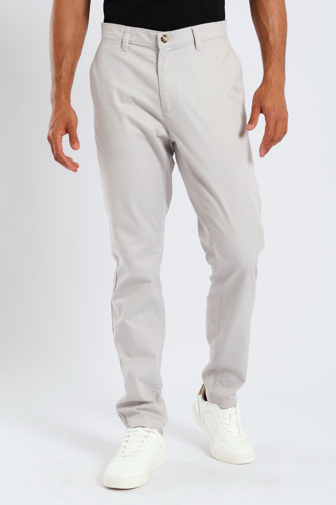 Basic Chino Trouser - Stone
