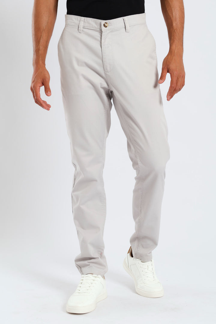 Basic Chino Trouser - Stone