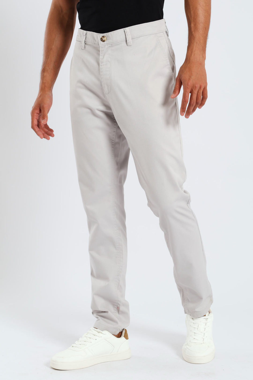 Basic Chino Trouser - Stone