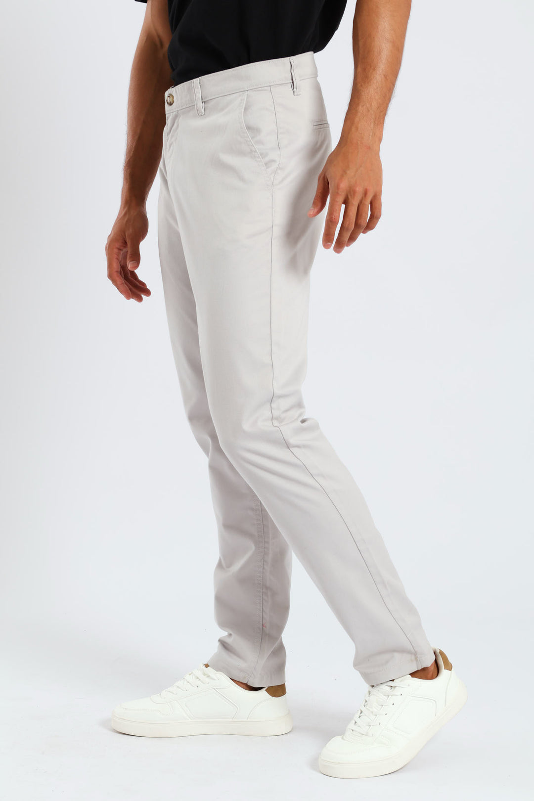 Basic Chino Trouser - Stone