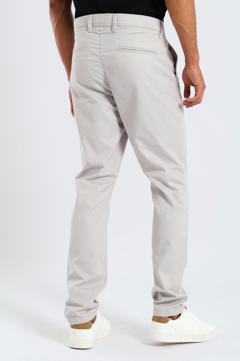 Basic Chino Trouser - Stone