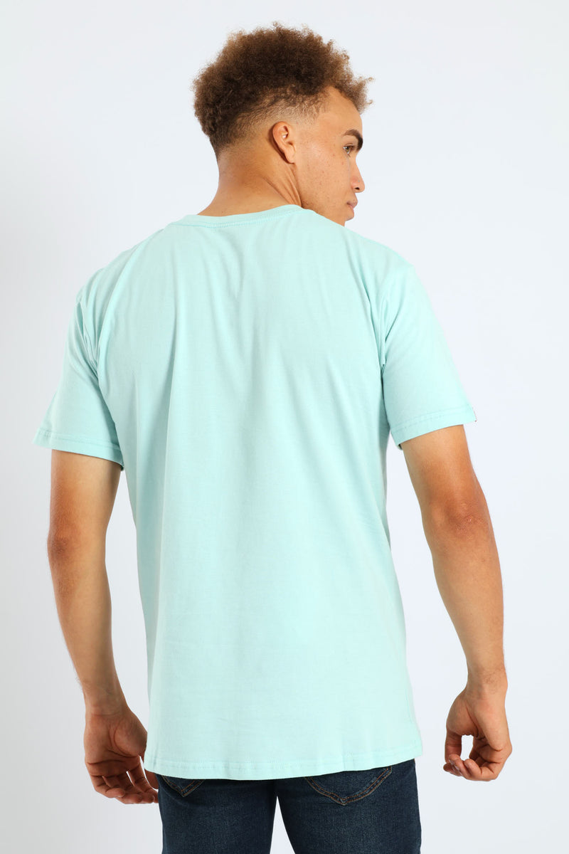 Script Layers Tee - Mint