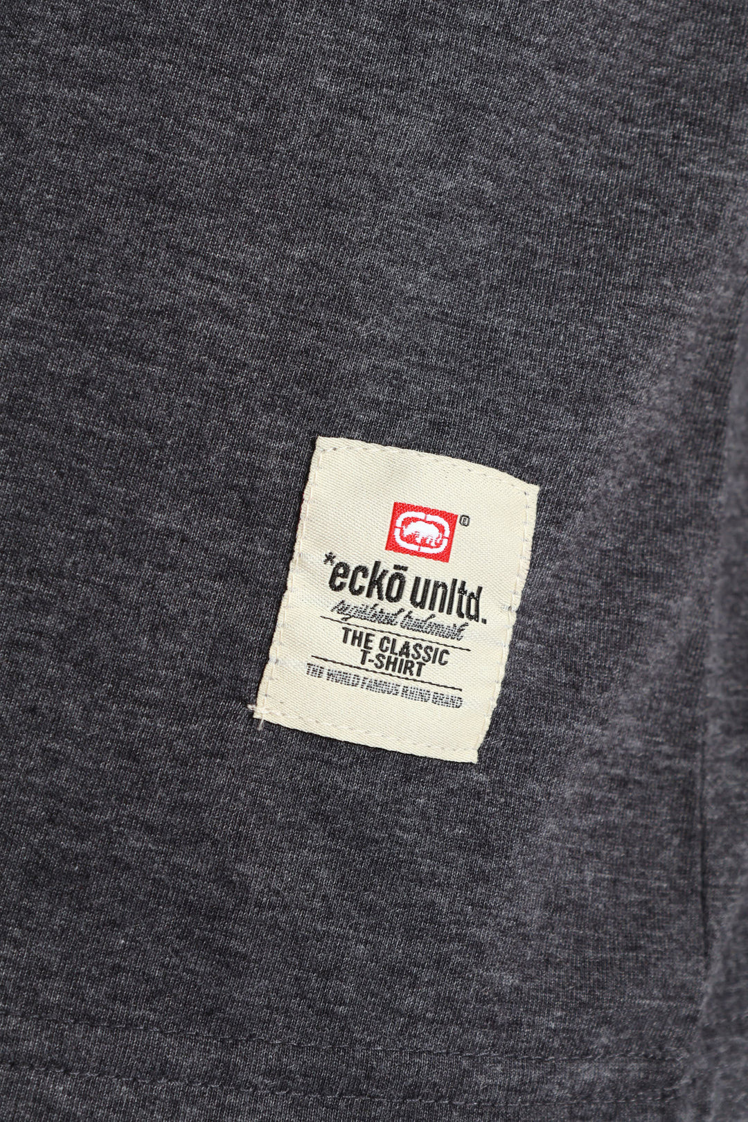 Rhino Shadow Print Tee - Charcoal