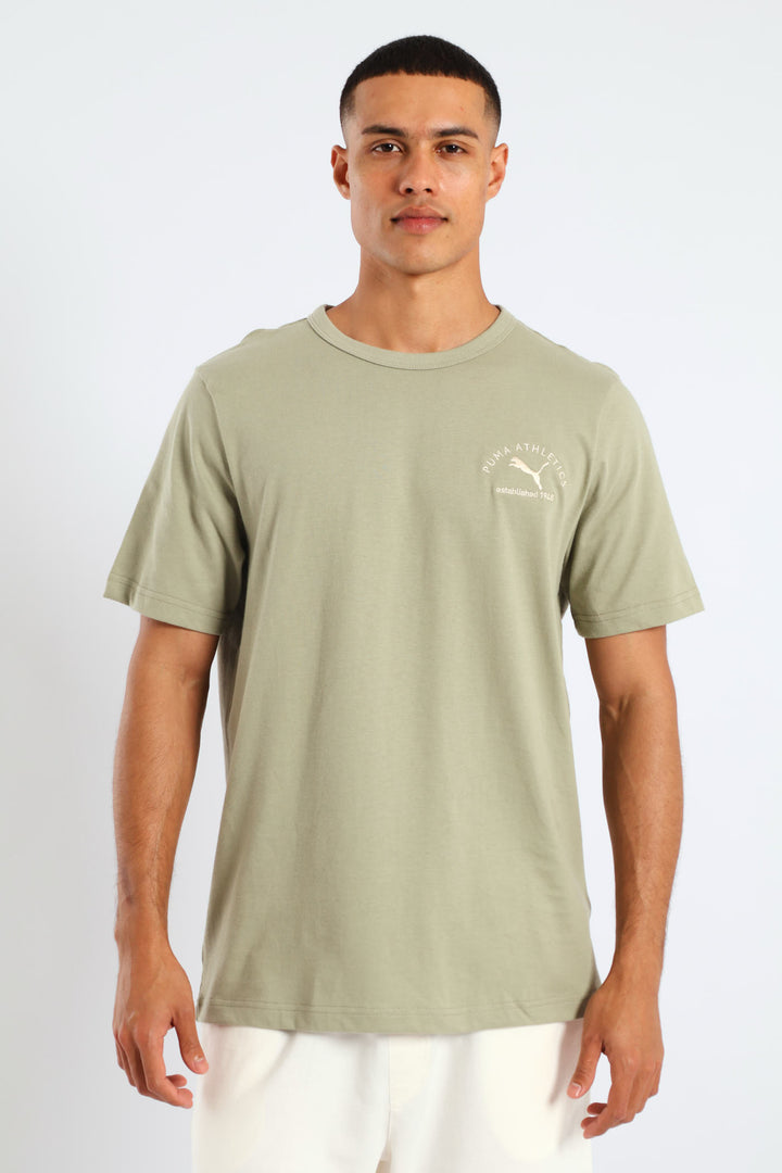 Class Graphic Tee - Khaki
